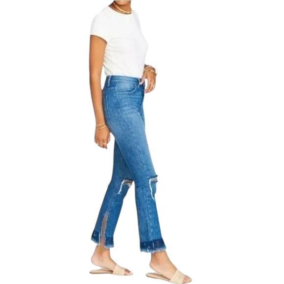 Show Me Your MuMu High Rise Blue Jeans - Picture 2 of 14